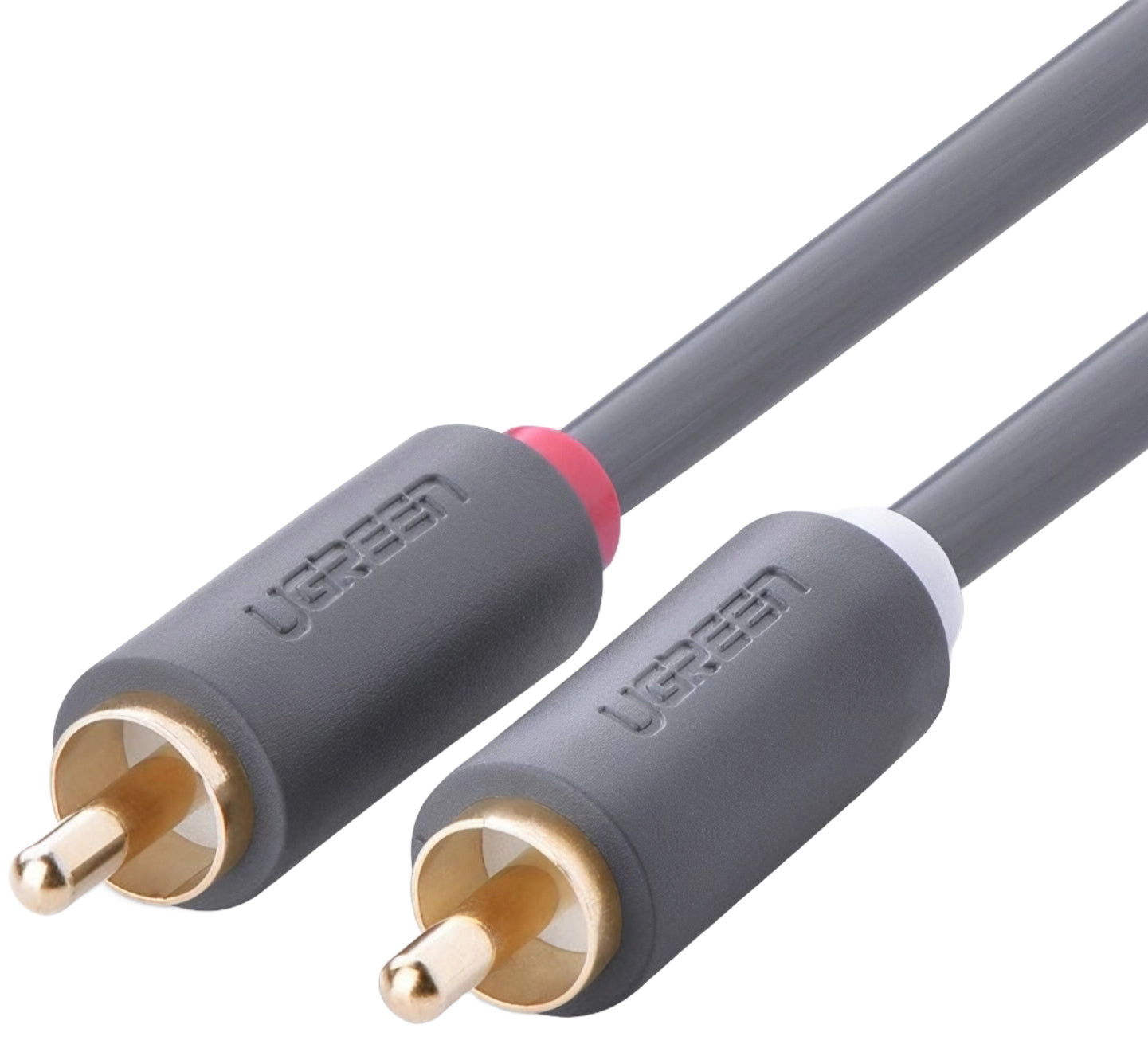 Audio kabl UGREEN AV104, 2 x RCA - 2 x RCA, 5m, Crni