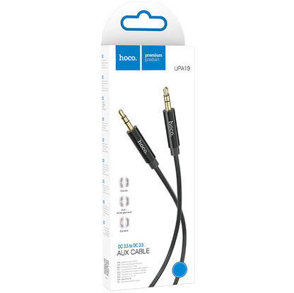 Audio kabl 3.5mm - 3.5mm HOCO UPA19, 1m, Crni