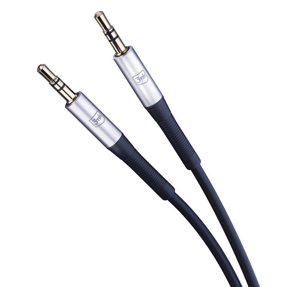 Audio kabl 3.5mm - 3.5mm 3MK, 1m, Crni