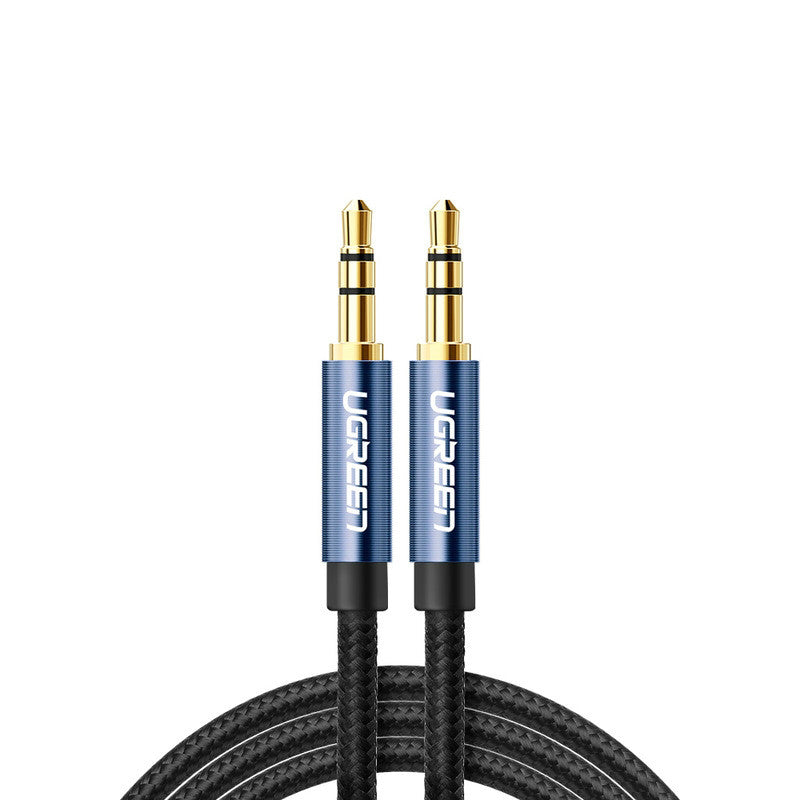 Audio Cable 3.5mm - 3.5mm UGREEN AV112, 1.5m, Blue 