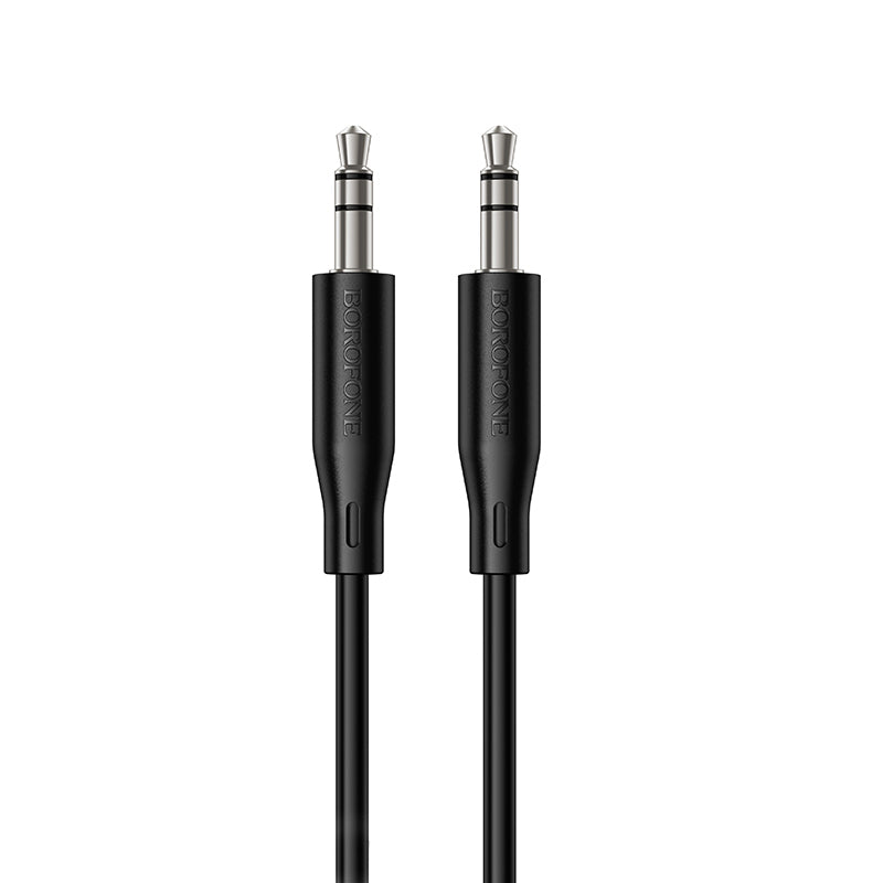 Audio kabl 3.5mm - 3.5mm Borofone BL26 Standard, 1m, Crna