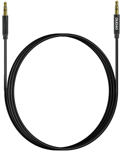 Audio kabl 3.5mm - 3.5mm Dudao L12s, 1m, Crni