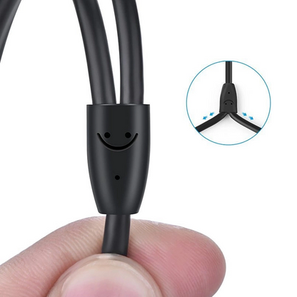 Audio kabl 3.5mm - 2 x RCA UGREEN AV116, 1m, Crni