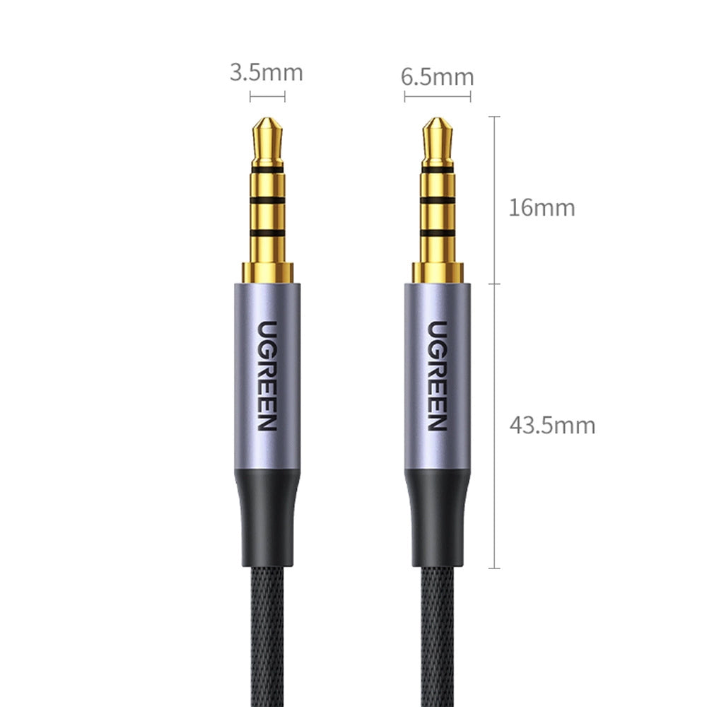 Audio kabel 3.5mm - 3.5mm UGREEN AV183, 2m, Crni