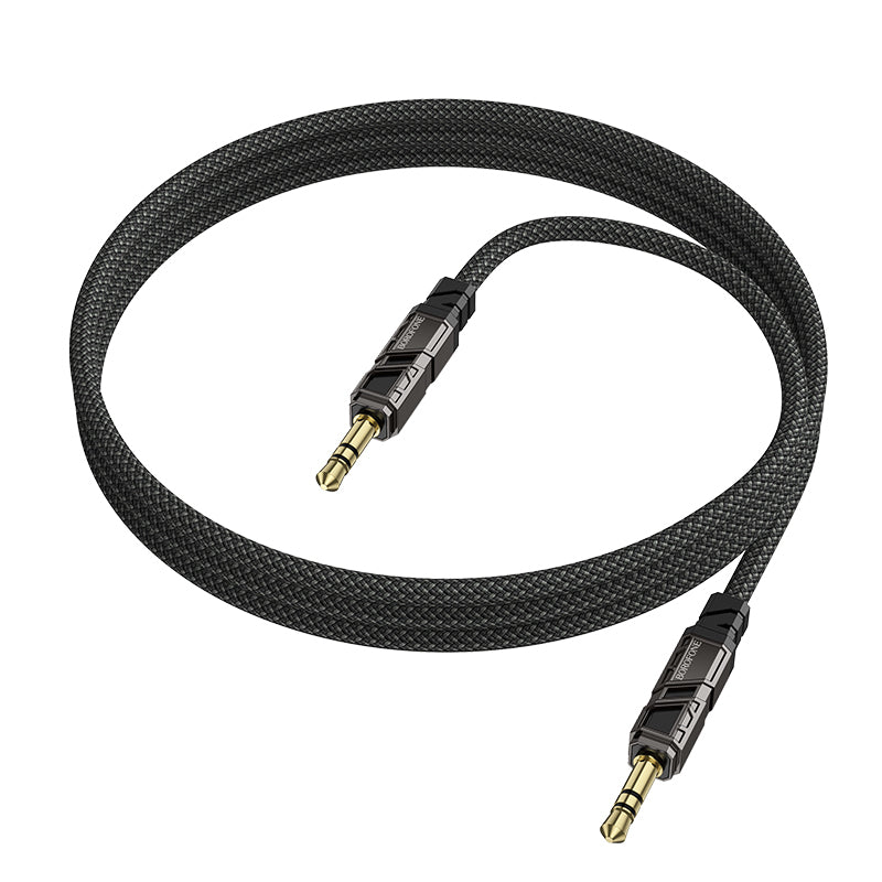 Audio kabl 3.5mm - 3.5mm Borofone BL22 Dignity, 1m, Crni
