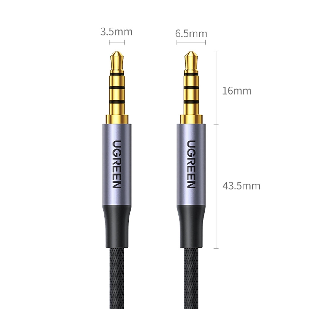 Audio kabl 3.5mm - 3.5mm UGREEN AV183, 1.5m, Crni
