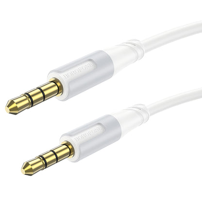 Audio kabl 3.5mm - 3.5mm Borofone BL19 Creator, 1m, Beli