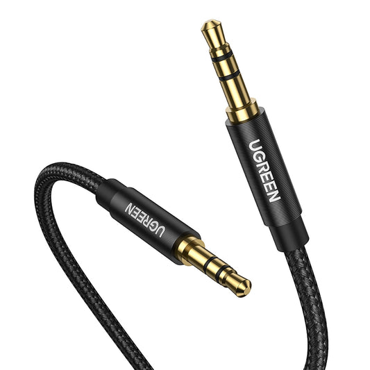 Audio kabel 3.5mm - 3.5mm UGREEN AV112, 2m, Crni