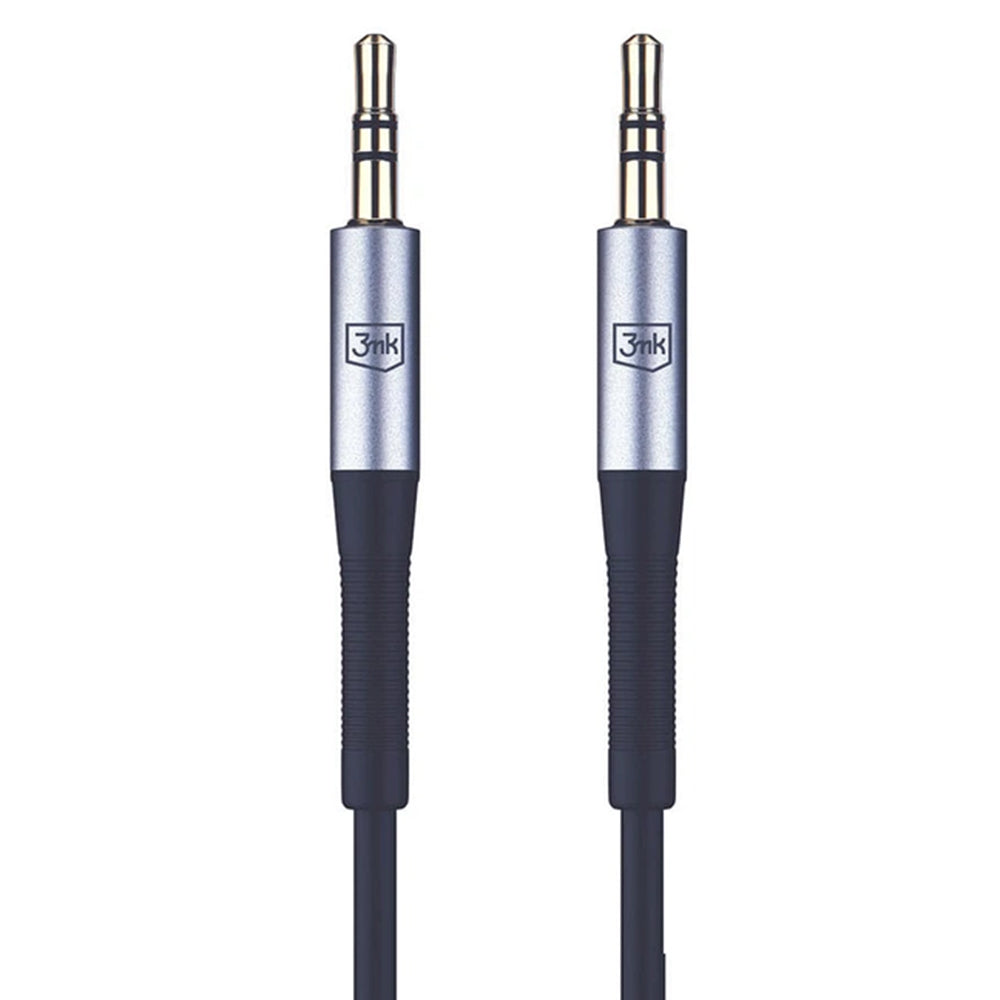 Audio kabl 3.5mm - 3.5mm 3MK, 1m, Crni