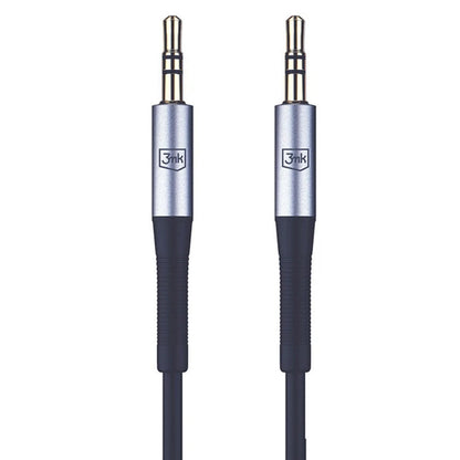 Audio kabl 3.5mm - 3.5mm 3MK, 1m, Crni