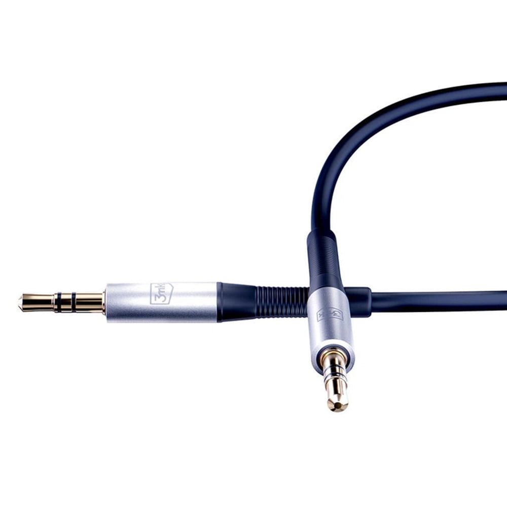 Audio kabl 3.5mm - 3.5mm 3MK, 1m, Crni