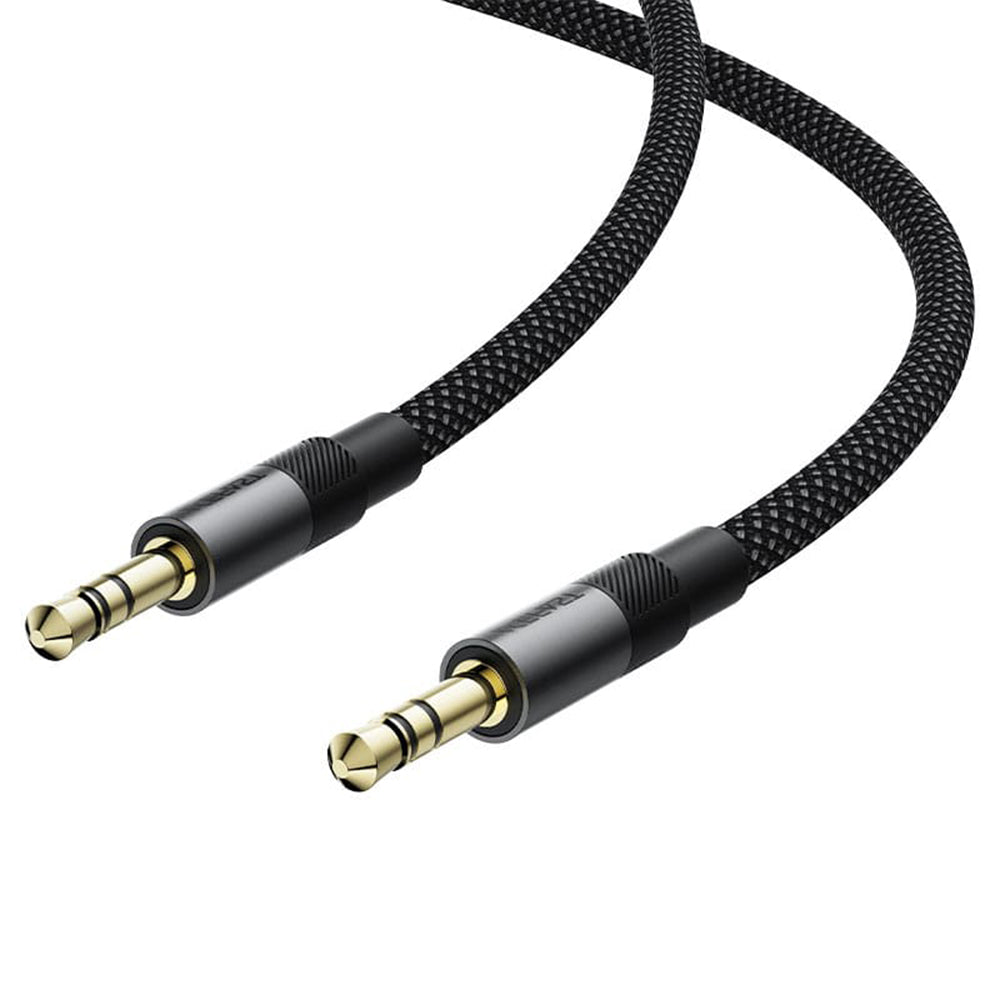 Audio kabl 3.5mm - 3.5mm Acefast J10, 1m, Crni