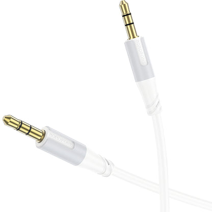 Audio kabl 3.5mm - 3.5mm Borofone BL19 Creator, 1m, Beli