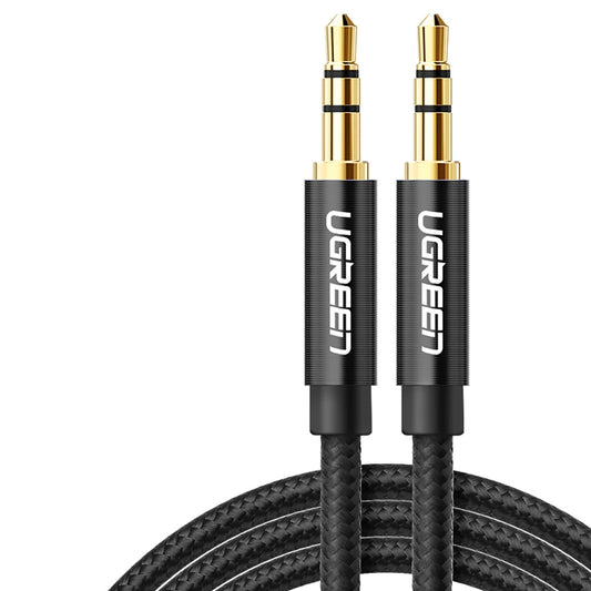 Audio kabel 3.5mm - 3.5mm UGREEN AV112, 2m, Crni