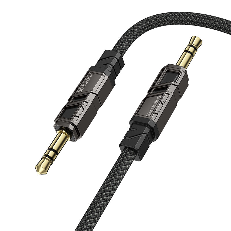 Audio kabl 3.5mm - 3.5mm Borofone BL22 Dignity, 1m, Crni