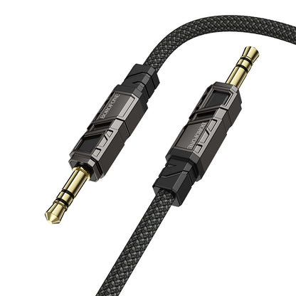 Audio kabl 3.5mm - 3.5mm Borofone BL22 Dignity, 1m, Crni