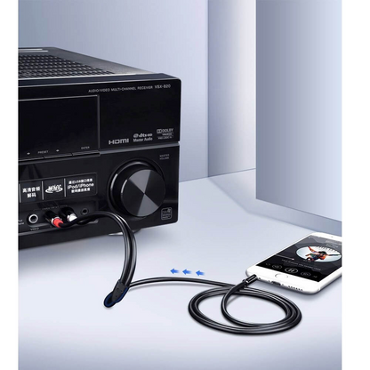 Audio kabl 3.5mm - 2 x RCA UGREEN AV116, 1.5m, Crni