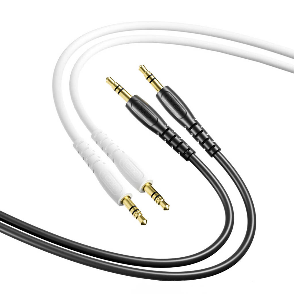 Audio kabl 3.5mm - 3.5mm XO Design NB-R270, 1m, Beli