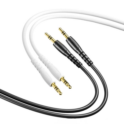 Audio kabl 3.5mm - 3.5mm XO Design NB-R270, 1m, Beli
