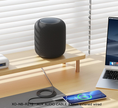 Audio kabl 3.5mm - 3.5mm XO Design NB-R272, 1m, Crni