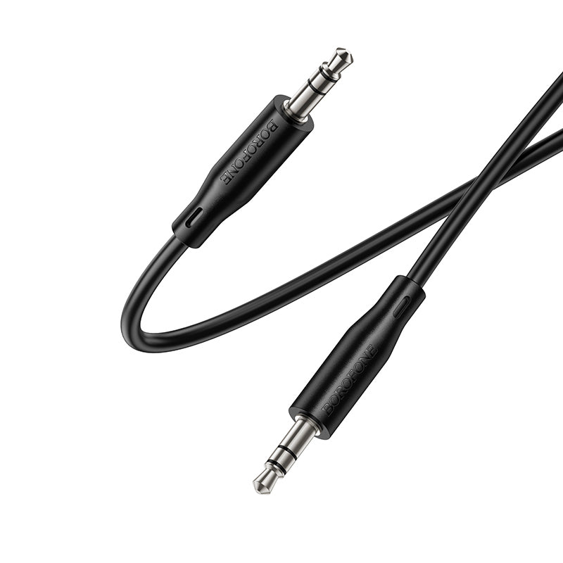 Audio kabl 3.5mm - 3.5mm Borofone BL26 Standard, 1m, Crna