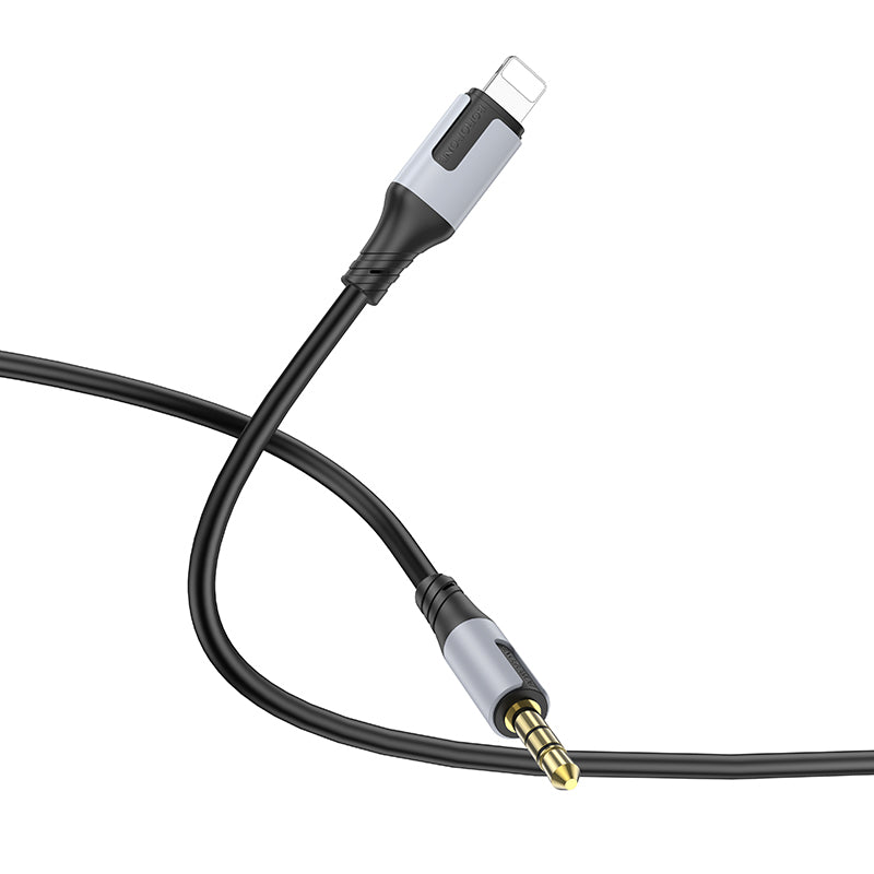 Audio kabl Lightning - 3.5mm Borofone BL19 Creator, 1m, Crni