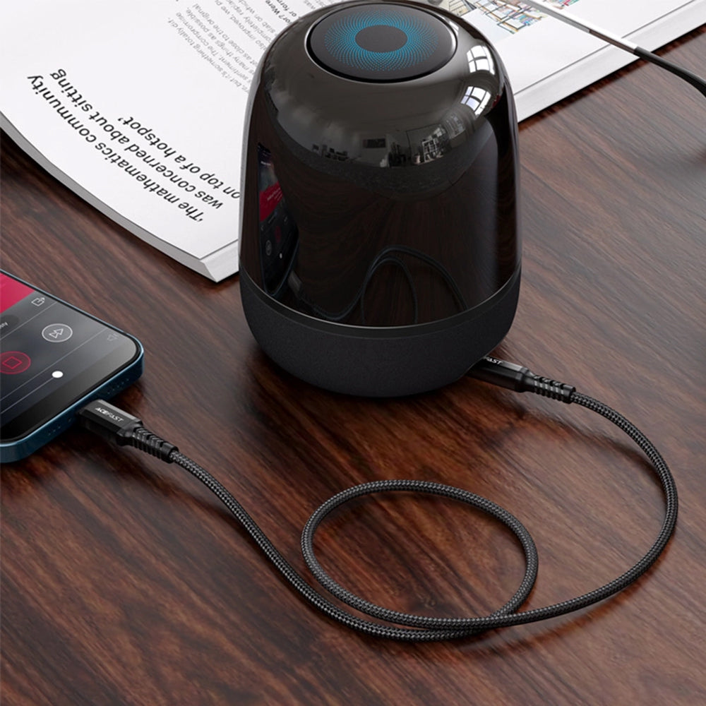 Audio kabl Lightning - 3.5mm Acefast C1-06, 1.2m, Crni