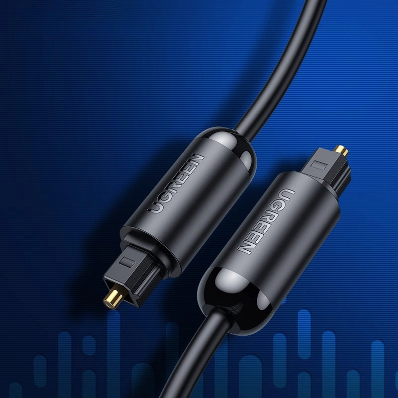 Optički audio kabl UGREEN AV122, Toslink / SPDIF, 1.5m, Crni