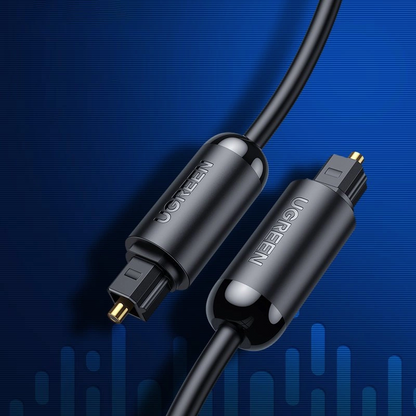 Optički audio kabl UGREEN AV122, Toslink / SPDIF, 1.5m, Crni