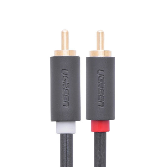 Audio kabl UGREEN AV104, 2 x RCA - 2 x RCA, 2m, Crni