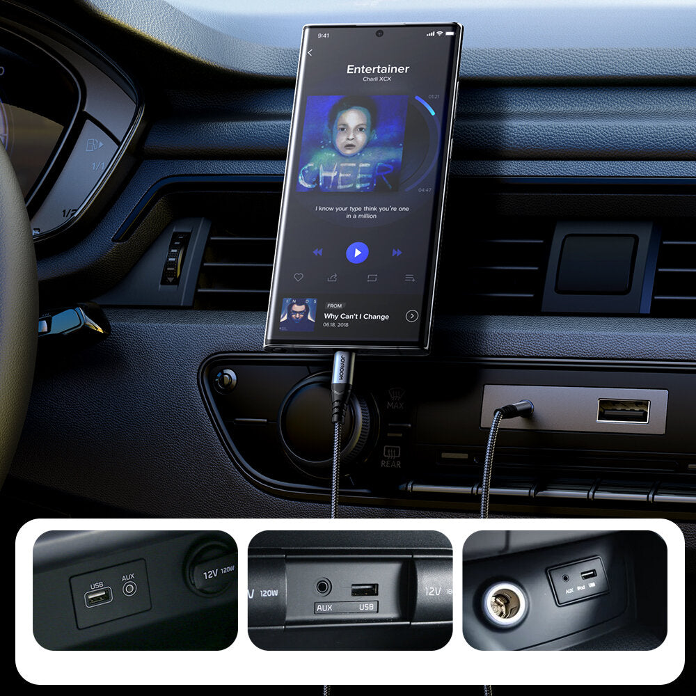 Audio kabl USB-C - 3.5mm Joyroom SY-A07, 1.2m, Crn