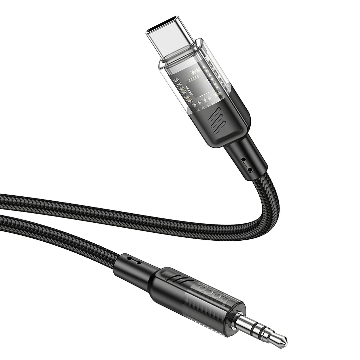 Audio kabl USB-C - 3.5mm HOCO UPA27, 1.2m, Crni