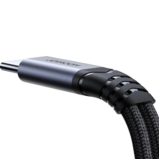 Audio kabl USB-C - 3.5mm / USB-C Joyroom SY-C02, 0.14m, Crni