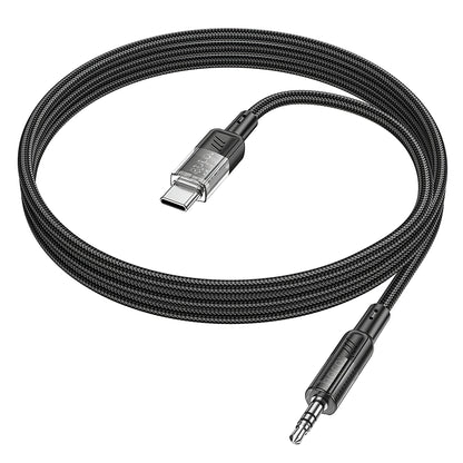 Audio kabl USB-C - 3.5mm HOCO UPA27, 1.2m, Crni