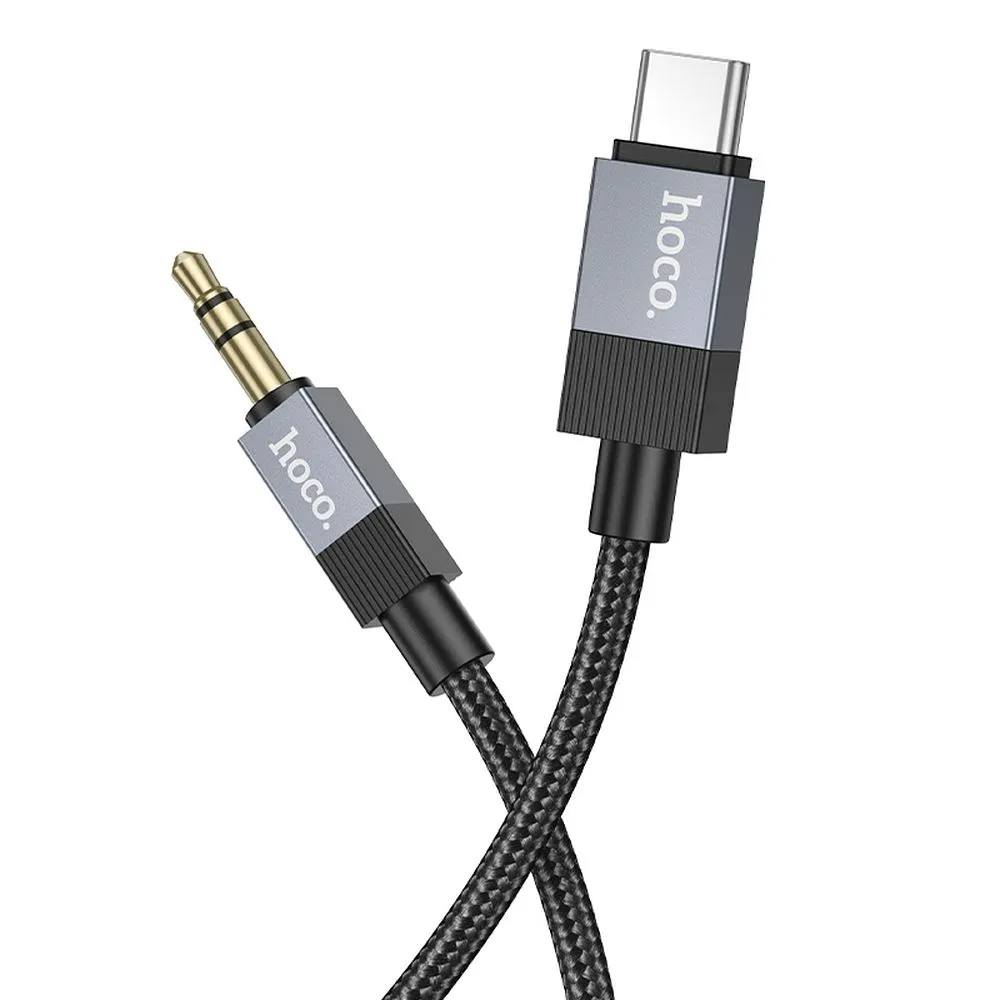 Audio kabl USB-C - 3.5mm HOCO UPA32B, 1m, Crni