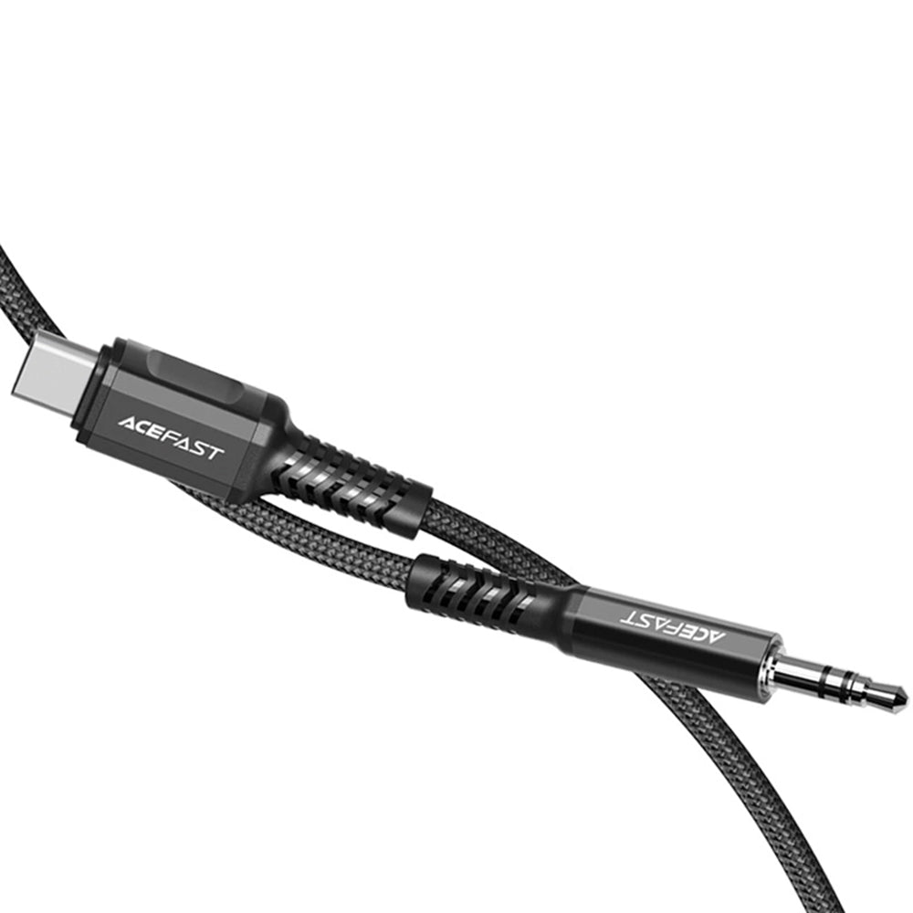 Audio kabl USB-C - 3.5mm Acefast C1-08, 1.2m, Crni