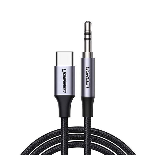 USB-C Audio kabl - 3.5mm UGREEN CM450 (20192), 1m, Siva
