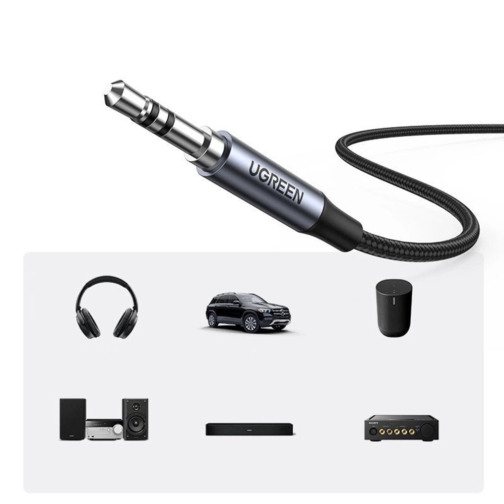 USB-C Audio kabl - 3.5mm UGREEN CM450 (20192), 1m, Siva