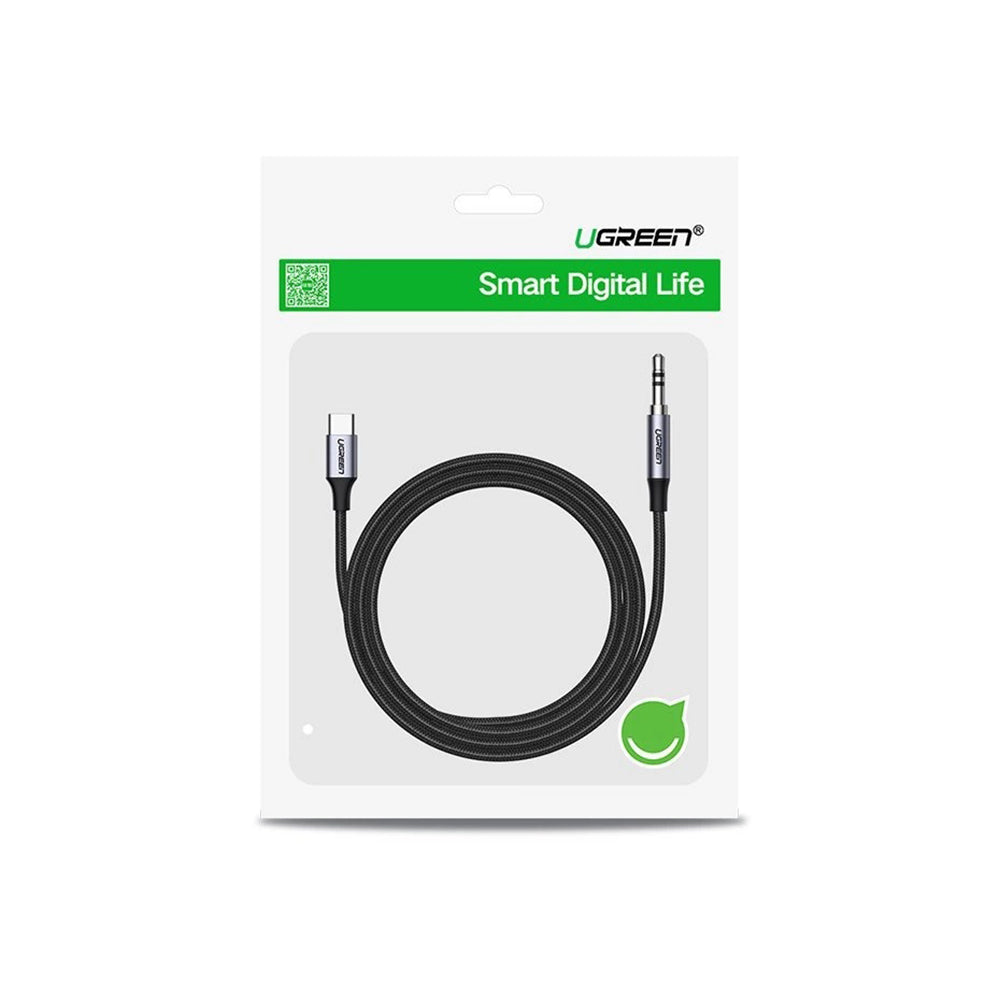 USB-C Audio kabl - 3.5mm UGREEN CM450 (20192), 1m, Siva