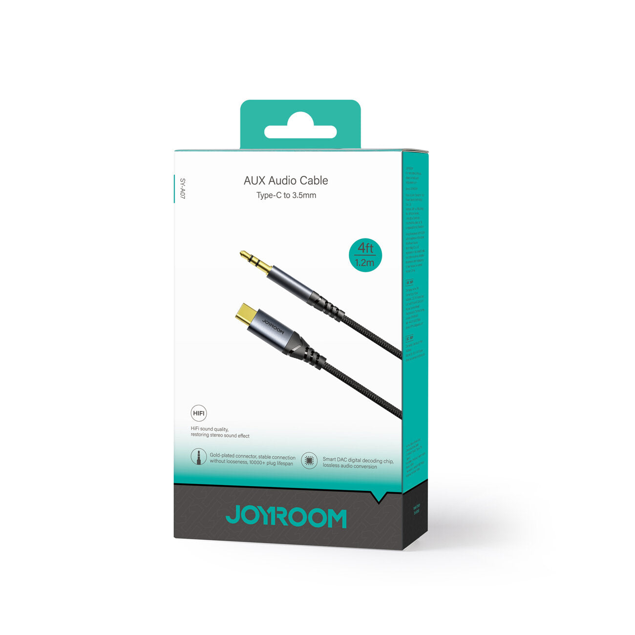 Audio kabl USB-C - 3.5mm Joyroom SY-A07, 1.2m, Crn