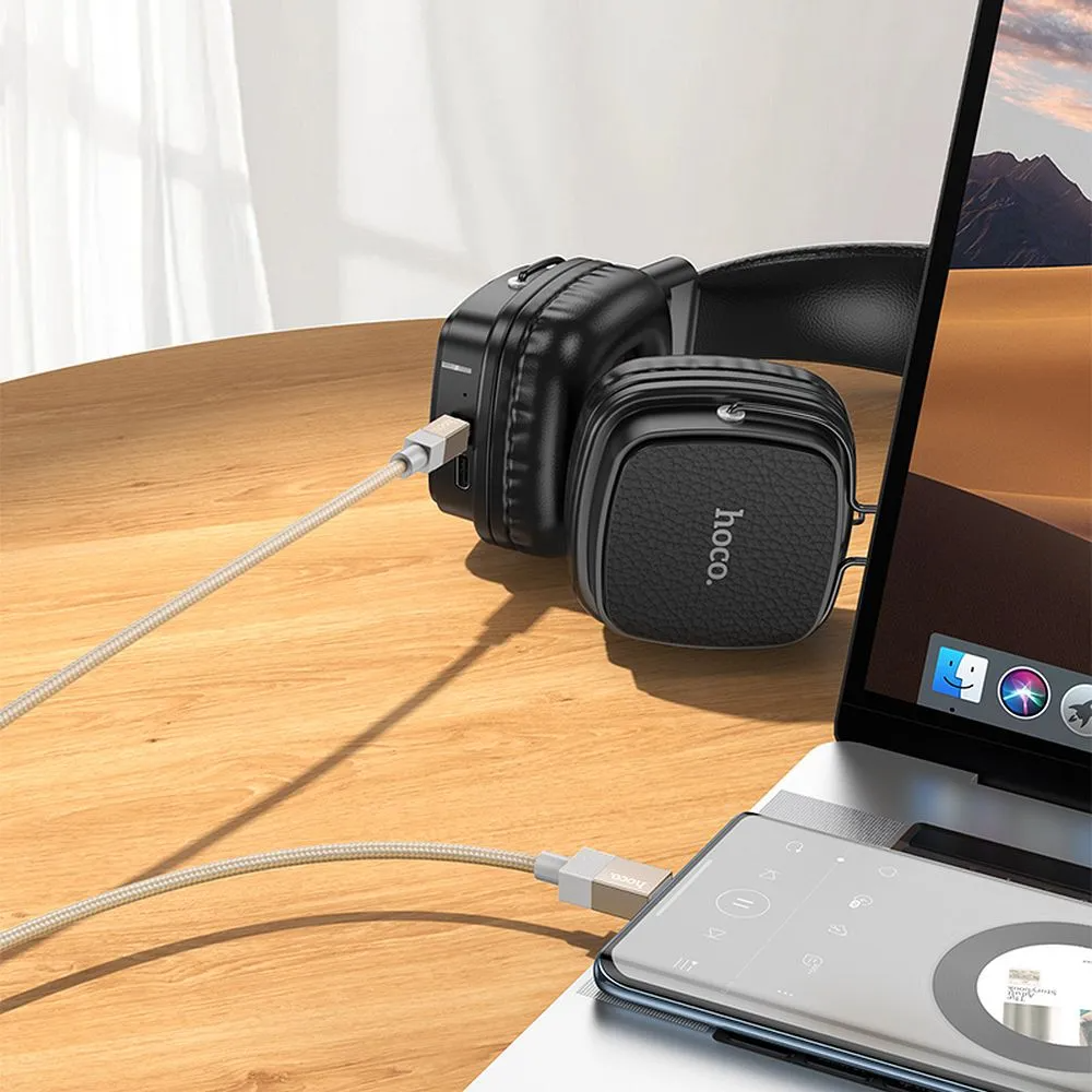 Audio kabl USB-C - 3.5mm HOCO UPA32B, 1m, Crni