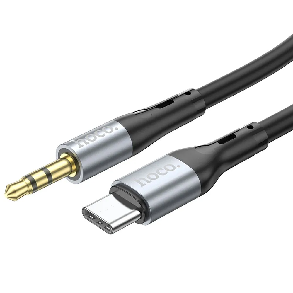 Audio kabl USB-C - 3.5mm HOCO UPA22, 1m, Crni