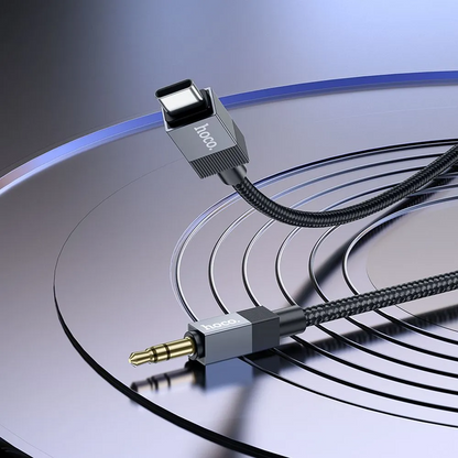 Audio kabl USB-C - 3.5mm HOCO UPA32B, 1m, Crni