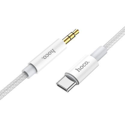 Audio kabl USB-C - 3.5mm HOCO UPA19, 1m, Srebrni