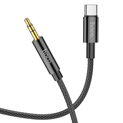 Audio kabl USB-C - 3.5mm HOCO UPA19, 1m, Crn
