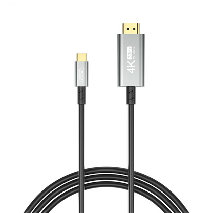 Audio i Video kabl USB-C - HDMI XO Design GB019, 1.8m, Crni