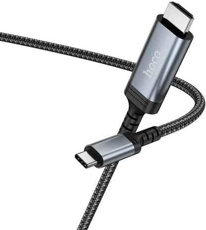Audio i Video kabl USB-C - HDMI HOCO UA43, 1.8m, Sivi