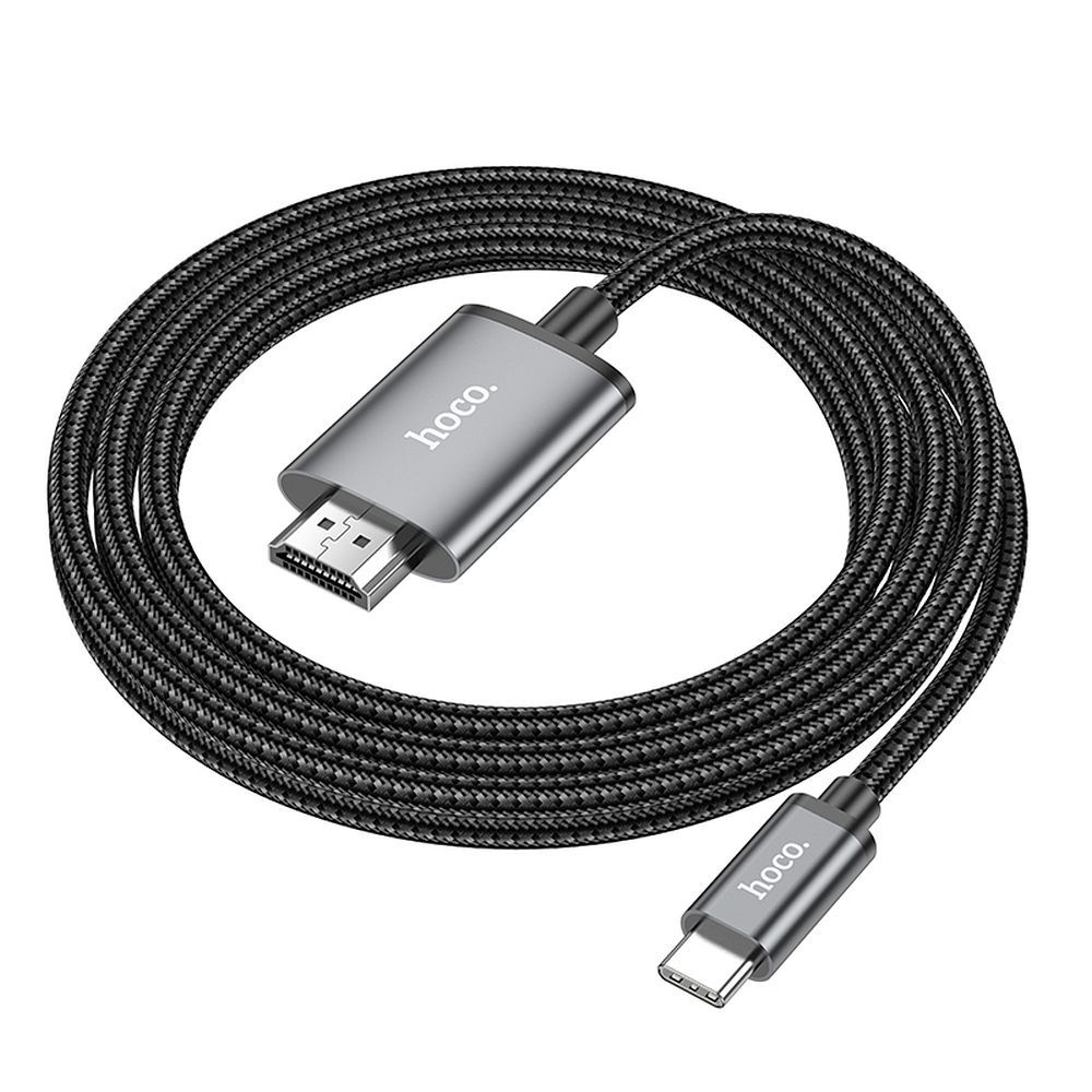 Audio i Video kabl USB-C - HDMI HOCO UA27, 2m, Sivi