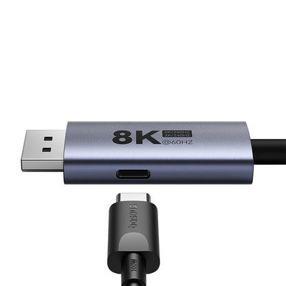 USB-C Audio and Video Cable USB-C - DisplayPort Baseus, 8K, 1.5m, Black B006337070D111-02