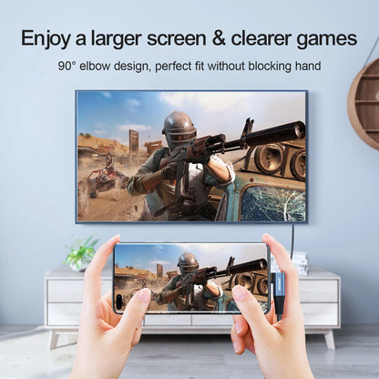 Audio i Video kabl USB-C - HDMI Joyroom SY-20C1 Angled, 2m, Sivi
